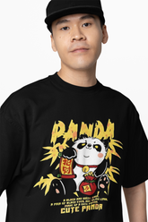 Cute Panda Oversized T-Shirt